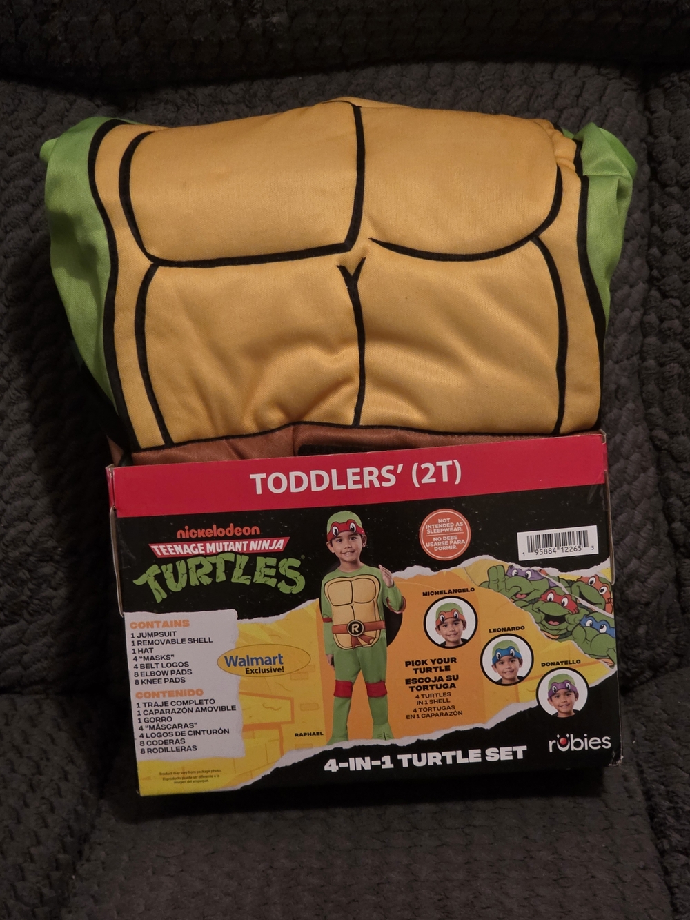 Nickelodeon Teenage Mutant Ninja Turtles Toddler Costume - Green & Yellow